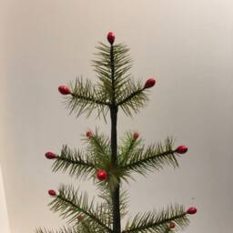 Mini German Goose Feather Christmas Tree - thumbnail 4