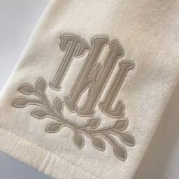 Applique Terry Velour Hand Towel - thumbnail 2