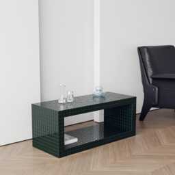 Emerald Tile Table. Coffee Designer Unique Tv Table For Living Room - thumbnail 2