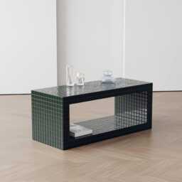 Emerald Tile Table. Coffee Designer Unique Tv Table For Living Room - thumbnail 3