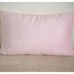 10x16 Tempur Travel Pillow Cover With Zip 40x26cm Minky Plush Cuddlesoft Fleece Soft Fluffy Oblong Cushion Case Sham 16x10 Pink Grey Cream - thumbnail 3