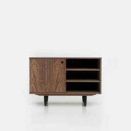 Mid-Century Sideboard, Dresser, Commode, Credenza Made Of Walnut Vaneer - Livlo O-S17 - thumbnail 1