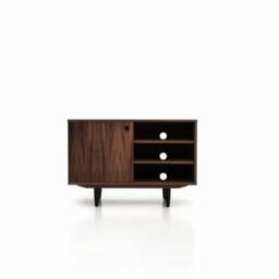 Mid-Century Sideboard, Dresser, Commode, Credenza Made Of Walnut Vaneer - Livlo O-S17 - thumbnail 4
