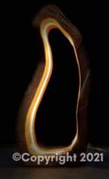 Black Essential Xl Edition -Hand-Carved Sculptural Wood Lamp - thumbnail 2