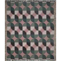 Retro Garden Woven Throw Blanket - thumbnail 4