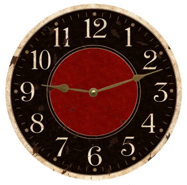 Rustic Wall Clock - image 1