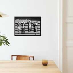 Vintage Girls Sunbathing Lounge Print, Luxury Fashion, Fine Art Photography Wall Art, Museum Quality Classic Black & White Poster - thumbnail 2