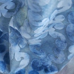 stunning Pillow Cover Iridato Sky 12x26, 2017 Collection Designers Guild, Reverse Padua Cobalt - thumbnail 4