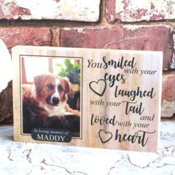 Pet Memorial Gift, Dog Memorial, Frame, Plaque, Photo Memorial Picture Cat - thumbnail 4