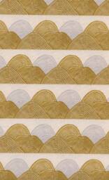 Boho Baby Mini Crib Sheet Mustard Beige Cotton Bedding - thumbnail 2