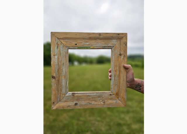 Rustic Picture Frame, Picture Frame, Wedding Photo Vintage Style Photo Distressed Shabby Chic Art Mirror Frame - image 1