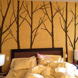 Winter Tree Wall Decal Bedroom Wall Sticker Vinyl Art Decor - thumbnail 4