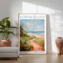 Kiawah Island South Carolina Travel Print Wall Decor Art Home D??cor Gift Lovers - thumbnail 3
