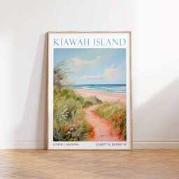 Kiawah Island South Carolina Travel Print Wall Decor Art Home D??cor Gift Lovers - thumbnail 2