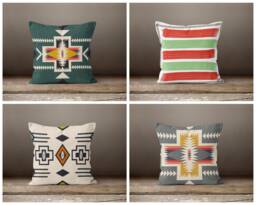 Kilim Rug Pillow Case-Farm House Cushion Cover-Ethnic Living Room Cushion Case-Authentic Pillow Cover-Gift For Her Cushion-Handmade Material - thumbnail 1