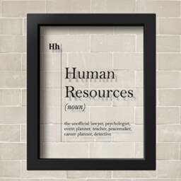 Transparent Human Resources Definition Print Hr Office Decor Recruiter Coworker New Job Gift Professions Wall Art Scandinavian Dictionary - thumbnail 2