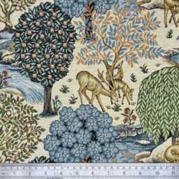 Custom Made William Morris The Brook Natural Blackout/Lining Curtains Pinch /Triple Pleat - thumbnail 3