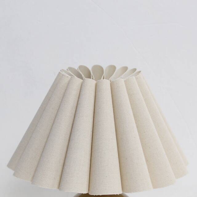 Duzy Diy Handmade Light Burlap Fabric Lampshade For Home Furnishing 5#, 110-240V/50-60Hz - image 1