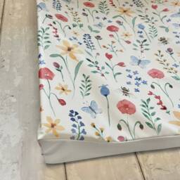 Flower Baby Changing Mat, Wedge Baby Changing Mat, Floral Change Mat - thumbnail 4