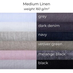 Natural Linen Tie Top Curtain Panel, Burlap Window Drapes - thumbnail 4