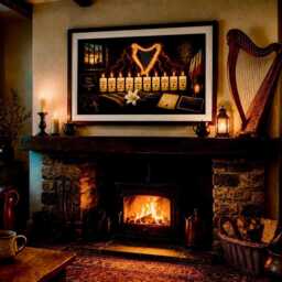 The Ten Candles - 1981 Hunger Strike Memorial Print - Irish Republican Wall Art Long Kesh Tribute - thumbnail 3