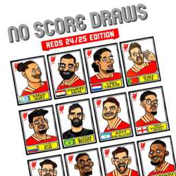 Liverpool Vol 6 - No Score Draws Reds 24-25 Edition A3 Print Of 24 Hand-Drawn Panini-style Doodles Arne Slot's Lfc Epl Squad - thumbnail 2