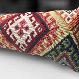 Kilim Tapestry Heavy Draught Excluder - 70-200cm, Weighted Draft Stopper, Windows & Doors - thumbnail 2