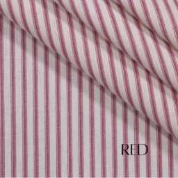 Custom Cotton Ticking Stripe Headboard Slipcover - Farmhouse Bedroom Decor - thumbnail 2