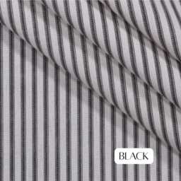 Custom Cotton Ticking Stripe Headboard Slipcover - Farmhouse Bedroom Decor - thumbnail 3