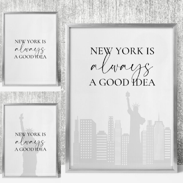 Quote Print - New York Is Always A Good Idea Travel - image 1