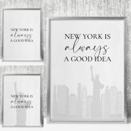 Quote Print - New York Is Always A Good Idea Travel - thumbnail 1