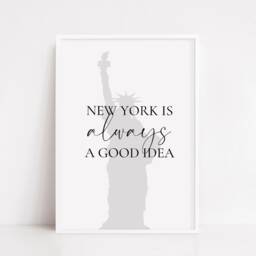 Quote Print - New York Is Always A Good Idea Travel - thumbnail 3