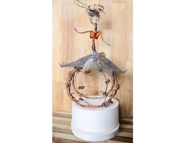Thanksgiving Rustic Cake Topper Ooak - image 1