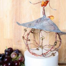 Thanksgiving Rustic Cake Topper Ooak - thumbnail 4