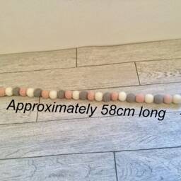 Custom Felt Ball Curtain Tie Backs Design Your Colors - thumbnail 4