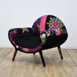 Smiley Armchair - Black Love - thumbnail 3
