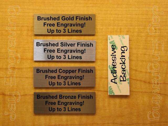 Custom Engraved 1x3 Plate With Adhesive Backing - Suite Sign Plaque Wall Door Placard Laser Customized Personalized 1st Deer Trophy Memory - image 1