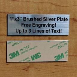 Custom Engraved 1x3 Plate With Adhesive Backing - Suite Sign Plaque Wall Door Placard Laser Customized Personalized 1st Deer Trophy Memory - thumbnail 3