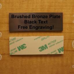 Custom Engraved 1x3 Plate With Adhesive Backing - Suite Sign Plaque Wall Door Placard Laser Customized Personalized 1st Deer Trophy Memory - thumbnail 4