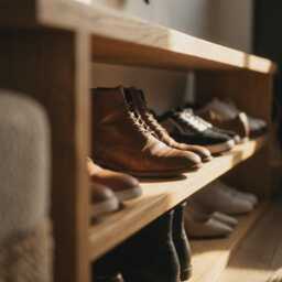 American Oak Shoe Rack Bench - Storage Entryway Solid - thumbnail 2
