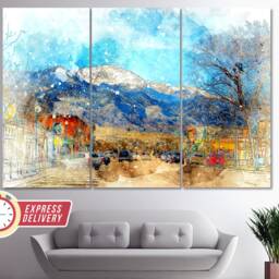 Colorado Springs Canvas Art, Wall Print, Poster, Photo, Decor - thumbnail 3
