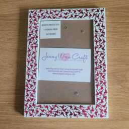 Pink Flamingo Confetti Photo Frame 4 X 6 Inches - thumbnail 3
