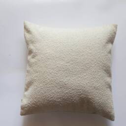 White Boucle Cushion Covers, Cushions, Cover Cushions Usa, Made in India, White Boucle Upholstery - thumbnail 4