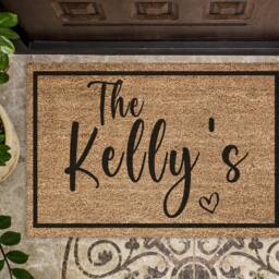 Custom Doormat Personalised Door Mat - Customised Door Rug Housewarming Gift New Home House - thumbnail 2