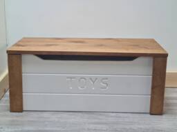 Personalised Toy Box Strongest On Etsy Fully Assembled 4 Sizes - thumbnail 1