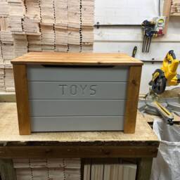 Personalised Toy Box Strongest On Etsy Fully Assembled 4 Sizes - thumbnail 2