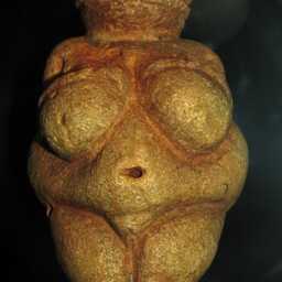 Venus Of Willendorf Statue Handcrafted Terracotta Fertility Goddess Replica - thumbnail 2