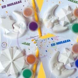 Eid Ramadan Craft Kit - Paint Your Own Activity Assorted Price Per 1 Pack Kids Eid Favours Party Gifts - thumbnail 2