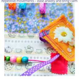 Dementia Blanket Alzheimers Sensory Quilt Help Fidget Pillow Activity Fiddle Mother's Day Gift Residents Calm Fidgeting Nana Mum Parkinson's - thumbnail 2