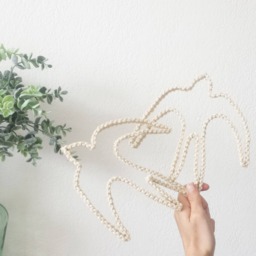 Trio Swallows in Macram??/Wall Decoration Macram??/Wire/Decoration Baby Room/Deco Children's Room - thumbnail 1